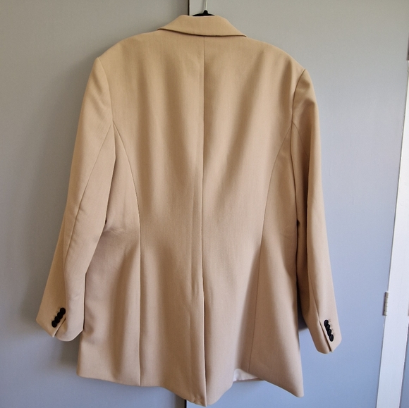H&M Blazer UK 18 Stone beige neutral brand new - Picture 2 of 2